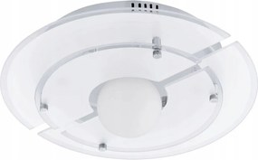 Plafon kerek ĂŒveg krĂłm Eglo 38 fehĂ©r Vallerano