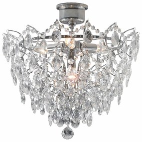Rosendal Luxy ezüstszínű mennyezeti lámpa, ⌀ 48 cm - Markslöjd