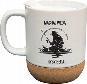 Fehér Bögre Parafa Vicces Ajándék Apák Napja Integető Horgászbot