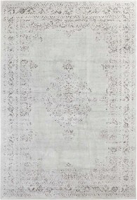 Szőnyeg 95x140 nappaliba,hagyományos klasszikus szürke-krém minta