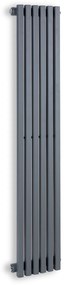 Besoa Delgado, radiátor, 120 x 25, 508 W, meleg víz, 1/2 ", 4 - 10 m², szürke