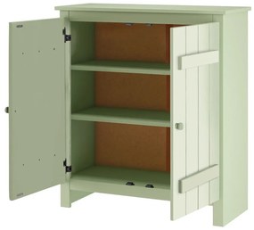 Világoszöld borovi fenyő szekrény 100x110 cm Bertram – Støraa