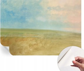 Fotótapéta Fali tapéta Hálószobába és Nappaliba Pasztell mezők 152x104 cm