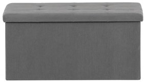 Szürke Kordbársony Tárolós Puff. TAB-472 GREY6