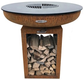 Carus S barna kültéri grill, ø 62 cm - Remundi