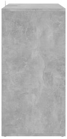 vidaXL betonszürke szerelt fa cipősszekrény 60 x 35 x 70 cm