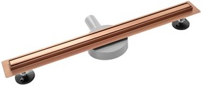 Lineáris lefolyó NEO Slim Pro szálcsiszolt réz 70