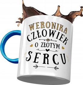 Kék Bögre Veronika Nővérek Feleség Ajándék Nyomtatott Fotóval