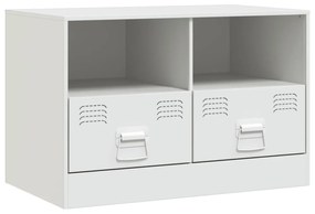 fehér acél TV-szekrény 67 x 39 x 44 cm