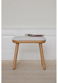 Fehér-natúr színű ülőke Paff Tall – UMAGE