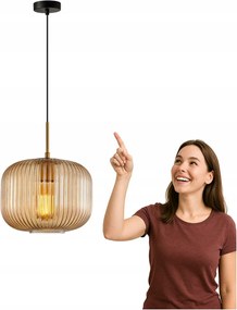 Gavino függőlámpa PND-26476-1-BRO-AMB Italux