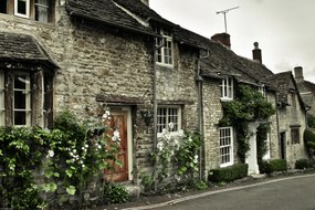 Poszter 45x30cm Régi kőház, Assaf Frank