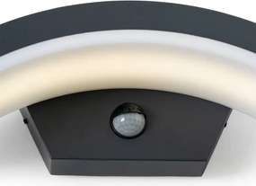Brilagi - ARCELO LED kültéri fali lámpa szenzorral LED/8W/230V IP54