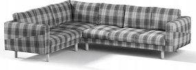 Dekoria Norsborg 5 személyes sarokkanapé huzat Ikea szürke