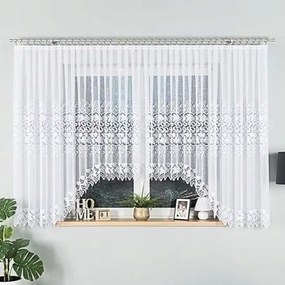 Hernani kész jacquard függöny 600x160cm fehér