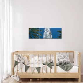 Kép - Burj Khalifa (órával) (90x30 cm)