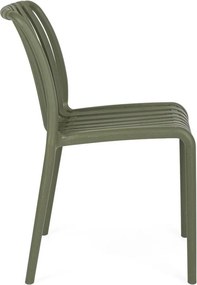 Zöld műanyag kerti szék Billie – Bizzotto