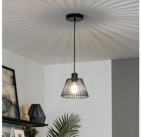 Brilagi - CERIA WIRE LED függőlámpa kábelen 1xE27/40W/230V Ø 21 cm fekete