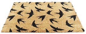 Kókuszrost lábtörlő 40x60 cm Swallows – Artsy Doormats