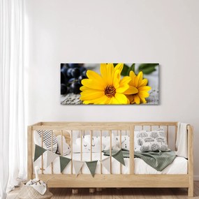 Sárga virág képe (120x50 cm)
