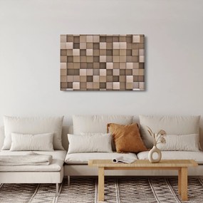 Kép - bézs kocka (90x60 cm)