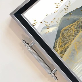 Üveg tálca, 38×24 cm – TPG9806
