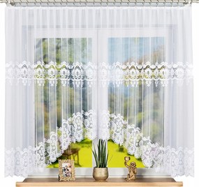 Daria jacquard mintás függöny, 018982, 300x160cm (kész) íves