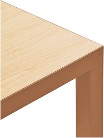 Étkezőasztal tölgyfa asztallappal 75x180 cm Alma – Teulat