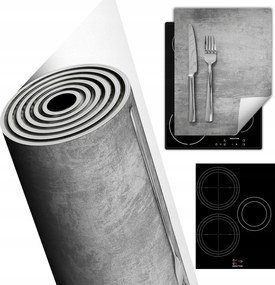 Tűzhelyvédő Szőnyeg Asztali Dekoráció 40x52 szürke pala