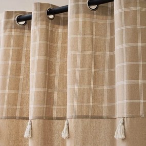 Barna pamutkeverék függöny 140x240 cm Everest – douceur d'intérieur