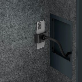 Sally 600mm korpus Antracytowy - siedzisko Szary