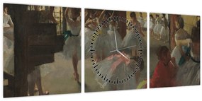 Kép - Edgar Degas, The Dance Class, reprodukciók (órával) (90x30 cm)