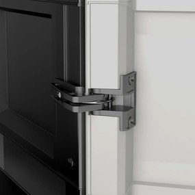 Keter Gear fekete és szürke többcélú tárolószekrény 182 cm