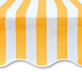 napraforgó sárga/fehér napellenző ponyva 3x2,5 m (keret nélkül)