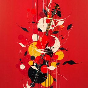 Poszter 20x20cm Dallamos szín