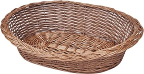 vidaXL Természetes színű fűzfa kutyakosár/kisállatágy 50 cm