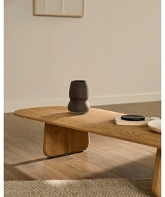Natúr színű tölgyfa dohányzóasztal 64x146 cm Pirita – Kave Home