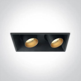 One Light The Recessed Cylinders 51211C/B/W Beépíthető spotlámpa 2x11W/LED 3000K 820lm IP20