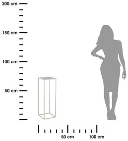 Virágállvány 70x24 cm világoszöld