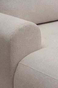 Lotulis Mini balos ágyazható sarokkanapé - krém vízlepergető szövet Blur 01