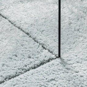 HUARTE kék rövid szálú puha és mosható szőnyeg 80 x 150 cm