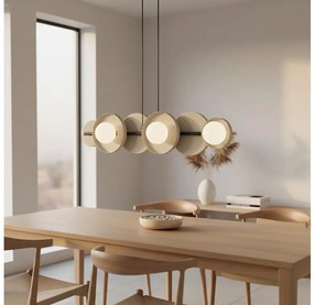 Kábelcsillár MODEL 6xG9/8W/230V bézs