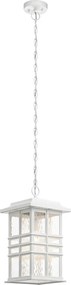 Elstead Lighting BEACON SQUARE KL-BEACON-SQUARE8-WHT Függőlámpa 1x60W/E27 IP44