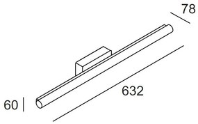 Toilet Slim 632mm