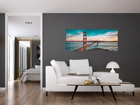 Kép - Golden Gate, San Francisco (120x50 cm)