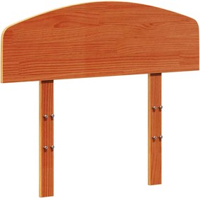 vidaXL viaszbarna tömör fenyőfa fejtámla 75 cm