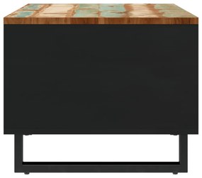 tömör újrahasznosított fa dohányzóasztal 55 x 50 x 40 cm