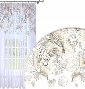 Függöny Kész 140x250 Fátyol Festett Béka Mintás 099