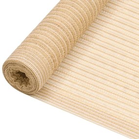 bézs HDPE belátásgátló háló 1,2 x 25 m 75 g/m²