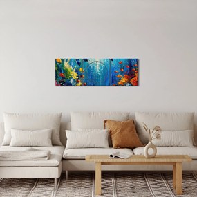 Kép - A víz alatti világ festése (órával) (90x30 cm)